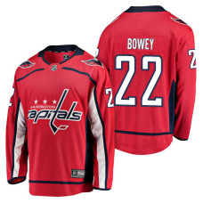 Washington Capitals #22 Breakaway Player Madison Bowey Jersey Red