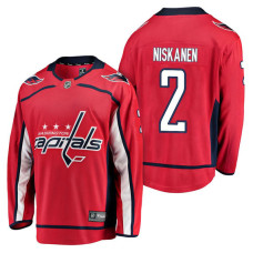 Washington Capitals #2 Breakaway Player Matt Niskanen Jersey Red