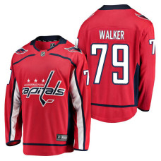 Washington Capitals #79 Breakaway Player Nathan Walker Jersey Red