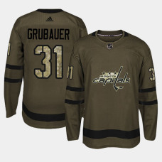 Washington Capitals #31 Camo Salute To Service Philipp Grubauer Jersey