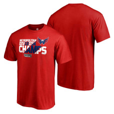 Washington Capitals Red 2018 Pacific Division Champions All Time Save T-shirt