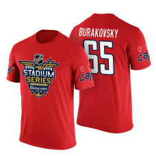 Washington Capitals #65 Andre Burakovsky Red 2018 Stadium Series T-shirt