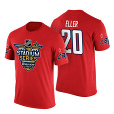 Washington Capitals #20 Lars Eller Red 2018 Stadium Series T-shirt