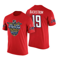 Washington Capitals #19 Nicklas Backstrom Red 2018 Stadium Series T-shirt