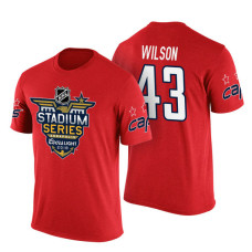 Washington Capitals #43 Tom Wilson Red 2018 Stadium Series T-shirt