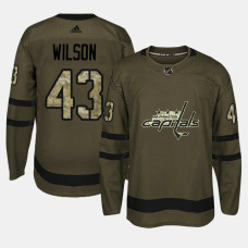 Washington Capitals #43 Camo Salute To Service Tom Wilson Jersey