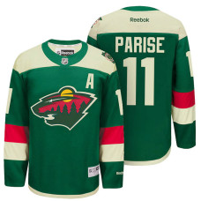 Minnesota Wild Zach Parise #11 Green 2016 Stadium Series Premier Jersey