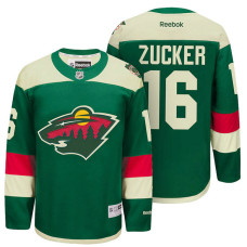 Minnesota Wild Jason Zucker #16 Green 2016 Stadium Series Premier Jersey