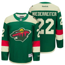 Minnesota Wild Nino Niederreiter #22 Green 2016 Stadium Series Premier Jersey