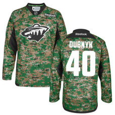 Minnesota Wild Devan Dubnyk #40 Camo Veteran's Day Jersey