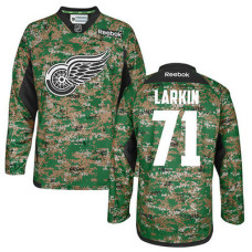 Detroit Red Wings Dylan Larkin #71 Camo Veteran's Day Jersey