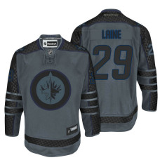 Winnipeg Jets #29 Patrik Laine Storm Cross Check Fashion Jersey