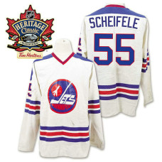 Winnipeg Jets Mark Scheifele #55 White 2016 Heritage Classic Jersey