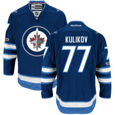 Winnipeg Jets #77 Dmitry Kulikov Blue 2017 Draft Premier Hockey Jersey