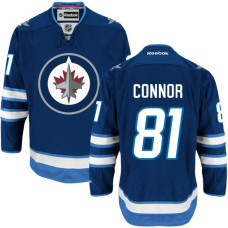 Winnipeg Jets Kyle Connor #81 Blue Home Premier Jersey