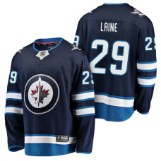 Winnipeg Jets #29 Breakaway Player Patrik Laine Jersey Navy