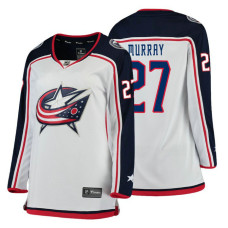 Women's Columbus Blue Jackets #27 Ryan Murray Fanatics Branded Breakaway White Away jersey