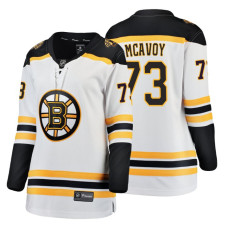 Women's Boston Bruins #73 Charlie McAvoy Fanatics Branded Breakaway White Away jersey