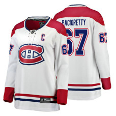 Women's Montreal Canadiens #67 Max Pacioretty Fanatics Branded Breakaway White Away jersey