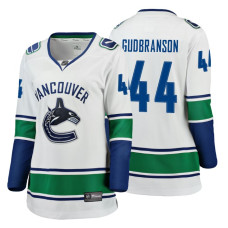 Women's Vancouver Canucks #44 Erik Gudbranson Fanatics Branded Breakaway White Away jersey