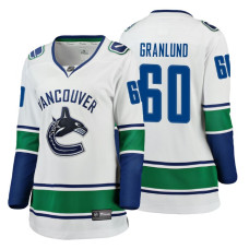 Women's Vancouver Canucks #60 Markus Granlund Fanatics Branded Breakaway White Away jersey