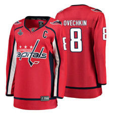 Women's Washington Capitals #8 Alex Ovechkin Red Breakaway Player Home Stanley Cup Final Bound 2018 Jersey