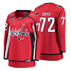 Women's Washington Capitals #72 Travis Boyd Red Breakaway Player Home Stanley Cup Final Bound 2018 Jersey