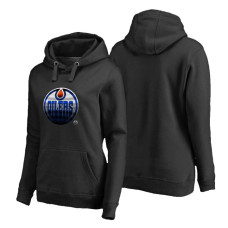 Women's Edmonton Oilers Midnight Mascot Primary Hoodie Black