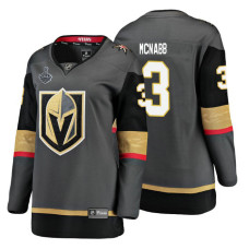 Vegas Golden Knights #3 Brayden McNabb Grey Bound Breakaway Home Player Jersey With 2023 Stanley Cup Patch