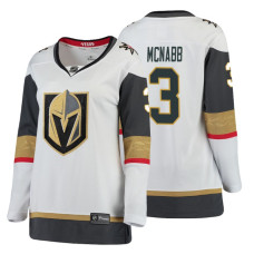 Women's Vegas Golden Knights #3 Brayden McNabb Fanatics Branded Breakaway White Away jersey