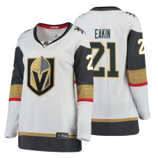 Women's Vegas Golden Knights #21 Cody Eakin Fanatics Branded Breakaway White Away jersey