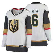 Women's Vegas Golden Knights #6 Colin Miller Fanatics Branded Breakaway White Away jersey With 2023 Stanley Cup Patch