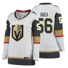 Women's Vegas Golden Knights #56 Erik Haula Fanatics Branded Breakaway White Away jersey With 2023 Stanley Cup Patch