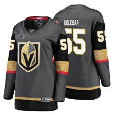 Vegas Golden Knights #55 Keegan Kolesar Grey 2018 Stanley Cup Final Bound Breakaway Home Player Jersey