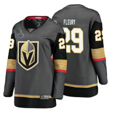 Vegas Golden Knights #29 Marc-Andre Fleury Grey Bound Breakaway Home Player Jersey With 2023 Stanley Cup Patch