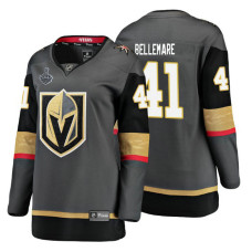 Vegas Golden Knights #41 Pierre-Edouard Bellemare Grey Bound Breakaway Home Player Jersey With 2023 Stanley Cup Patch