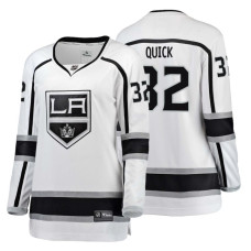 Women's Los Angeles Kings #32 Jonathan Quick Fanatics Branded Breakaway White Away jersey