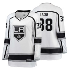 Women's Los Angeles Kings #38 Paul LaDue Fanatics Branded Breakaway White Away jersey