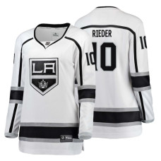 Women's Los Angeles Kings #10 Tobias Rieder Fanatics Branded Breakaway White Away jersey