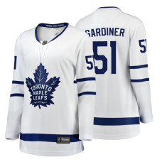 Women's Toronto Maple Leafs #51 Jake Gardiner Fanatics Branded Breakaway White Away jersey