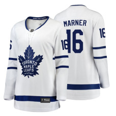 Women's Toronto Maple Leafs #16 Mitchell Marner Fanatics Branded Breakaway White Away jersey