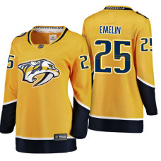 Women's Nashville Predators Alexei Emelin Breakaway 2018 Jersey Gold