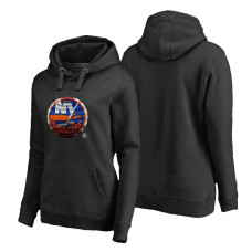 Women's New York Islanders Midnight Mascot Primary Hoodie Black