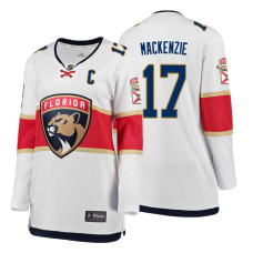 Women's Florida Panthers #17 Derek MacKenzie Alternate Breakaway Player White Away jersey