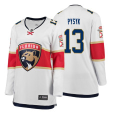 Women's Florida Panthers #13 Mark Pysyk Alternate Breakaway Player White Away jersey