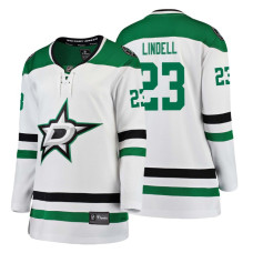 Women's Dallas Stars #23 Esa Lindell Fanatics Branded Breakaway White Away jersey