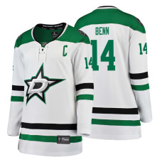 Women's Dallas Stars #14 Jamie Benn Fanatics Branded Breakaway White Away jersey