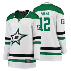 Women's Dallas Stars #12 Radek Faksa Fanatics Branded Breakaway White Away jersey