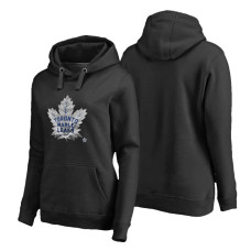 Women's Toronto Maple Leafs Midnight Mascot Primary Hoodie Black