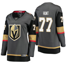 Women's Vegas Golden Knights Brad Hunt Breakaway Jersey Gray With 2023 Stanley Cup Patch